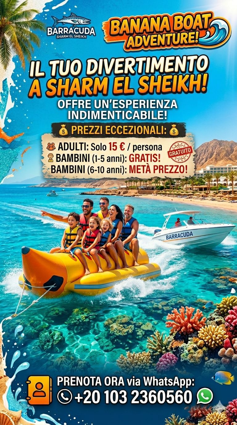 Avventura e Divertimento: Cavalca le Onde con la Banana Boat!